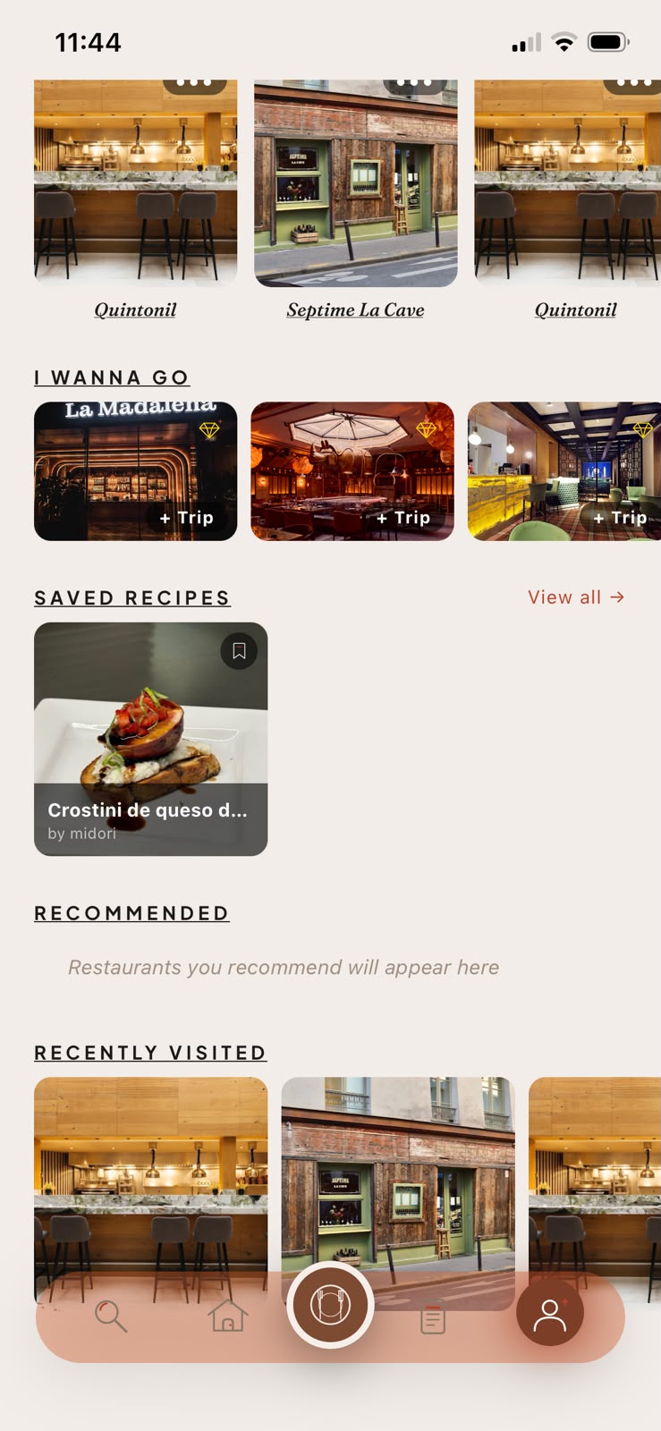 Captura de la app CATA